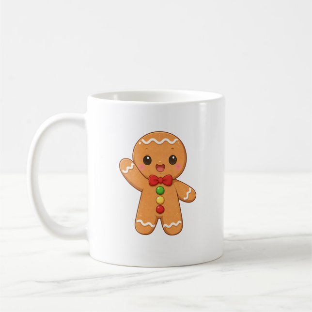 Mug de Noël au pain d'épice mignon (Gauche)