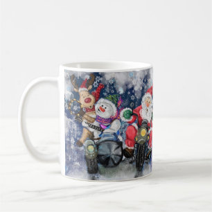 Mug de Noël avec de heureux amis de Noël