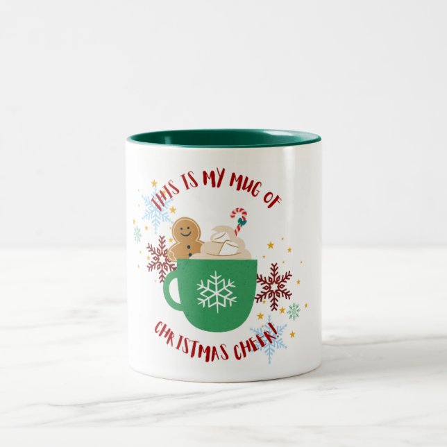 Mug de Noël avec l'homme en pain d'épices (Centre)