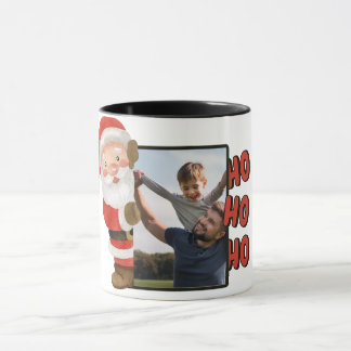 Mug de Noël avec photo personnalisée du Père Noël