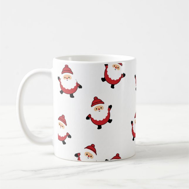 Mug de Noël avec un Père Noël mignon (Gauche)