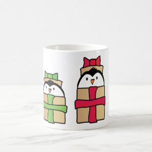 Mug de Noël avec un pingouin mignon