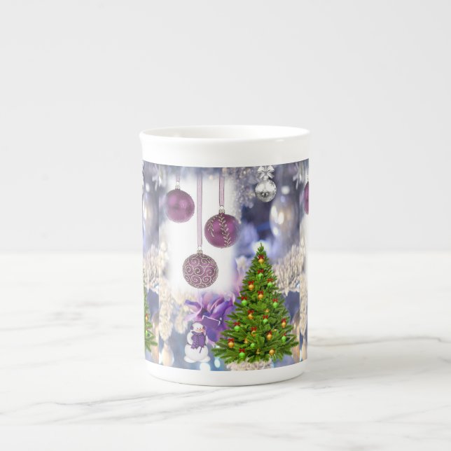 Mug de Noël Bonhomme de Neige (Devant)