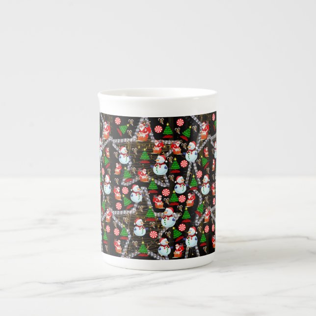 Mug de Noël Bonhomme de Neige (Devant)