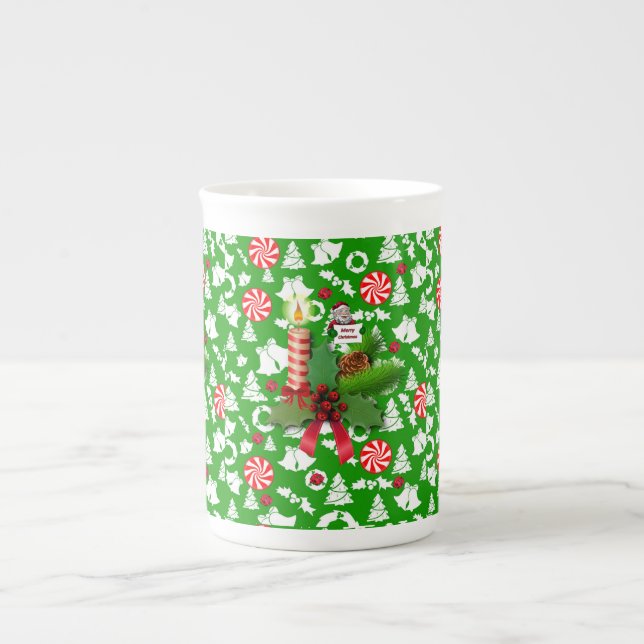Mug de Noël, Bougie de Noël (Devant)