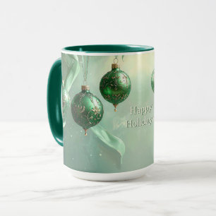 Mug de Noël Boule de Noël Verte