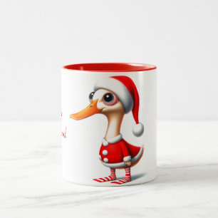 Mug de Noël Canard Animé
