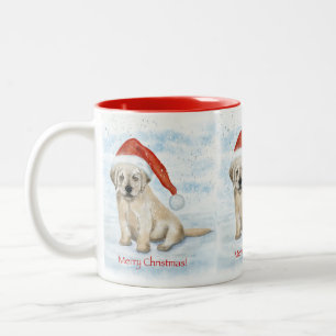 Mug de Noël Chiot