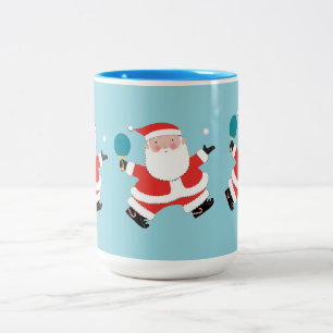 Mug de Noël de tennis de table