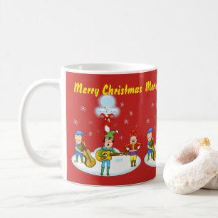 Mug de Noël des elfes de musique