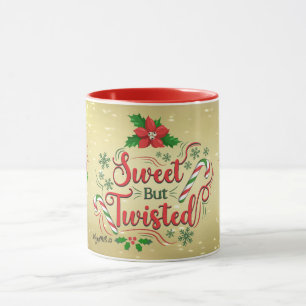 Mug de Noël doux mais tordu