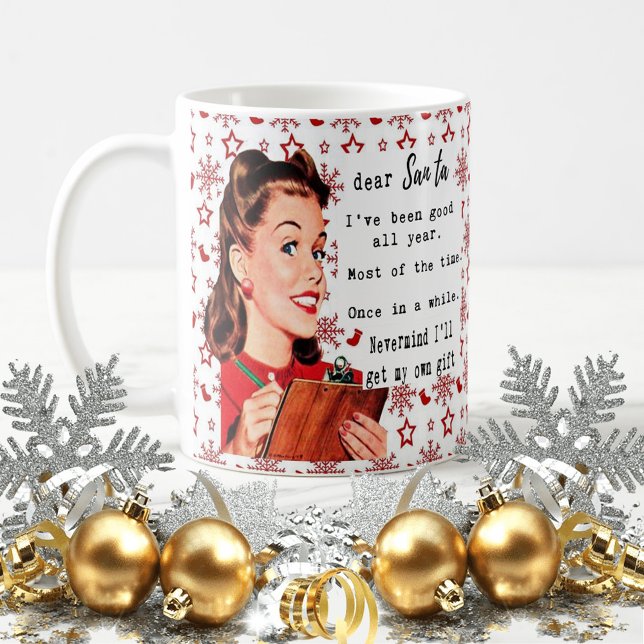 Mug de Noël drôle Meilleure amie "Cher Père Noël" (Créateur téléchargé)