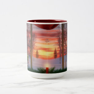 Mug de Noël du ciel