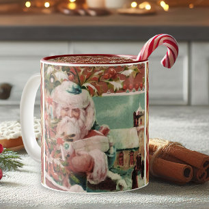 Mug de Noël du Père Noël vintage