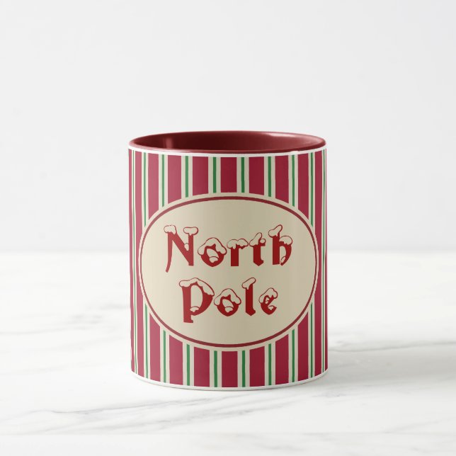 Mug de Noël du Pôle Nord (Centre)