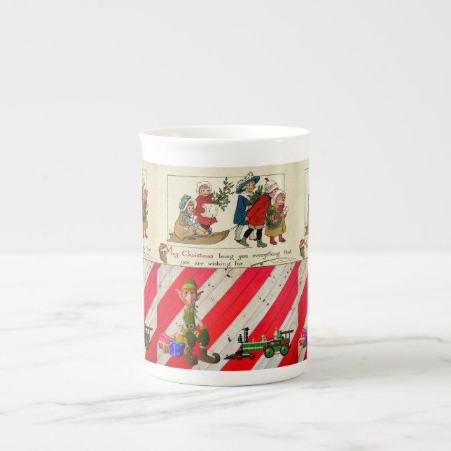 Mug de Noël, Elfe, Joyeux Noël (Devant)
