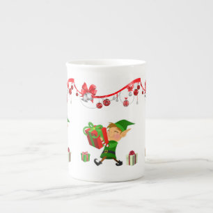 Mug de Noël, Elfe, Joyeux Noël