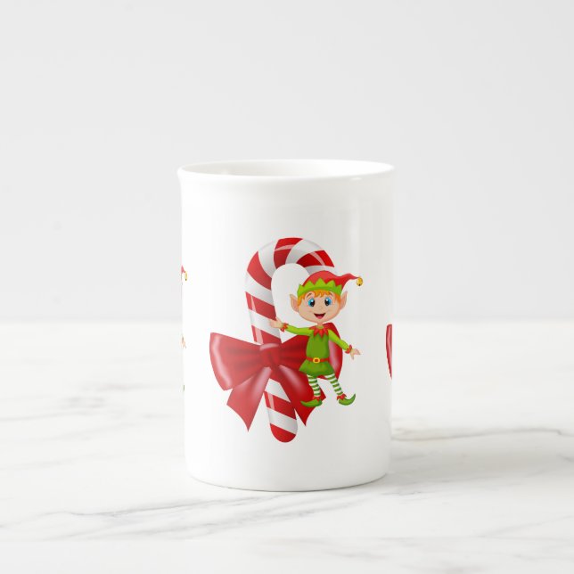 Mug de Noël, Elfe, Joyeux Noël (Devant)