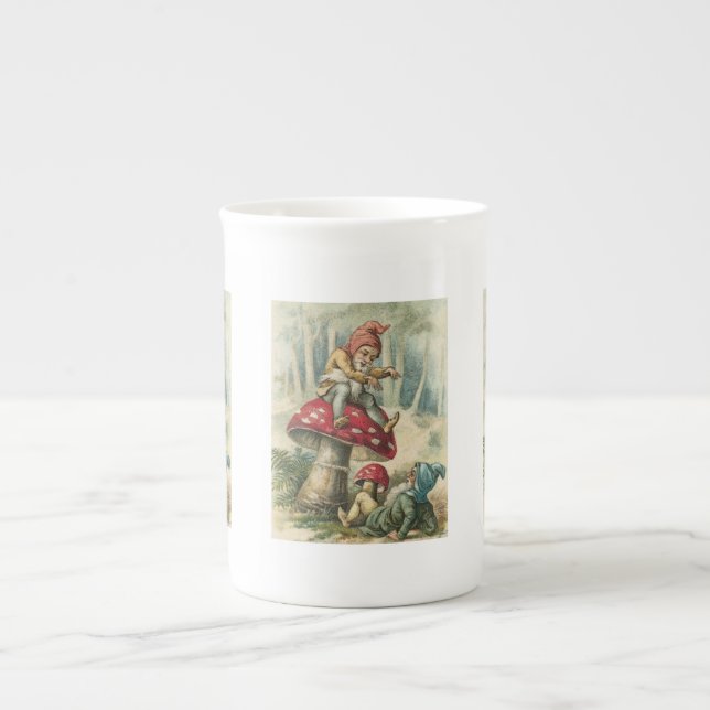 Mug de Noël, Elfe Vintage, Joyeux Noël (Devant)