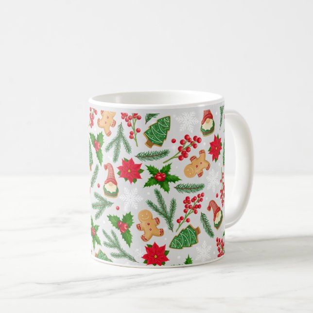 Mug de Noël festif avec biscuits au gingembre Hol (Devant droit)