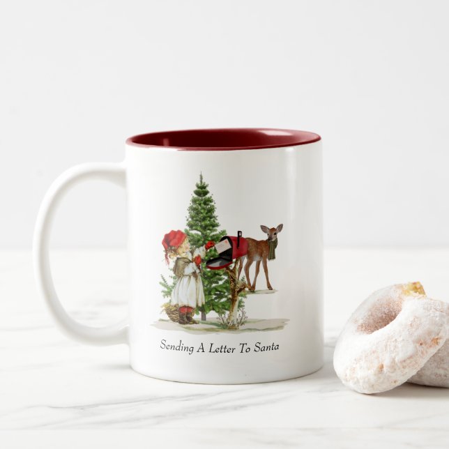 Mug de Noël/Hiver (Avec donut)