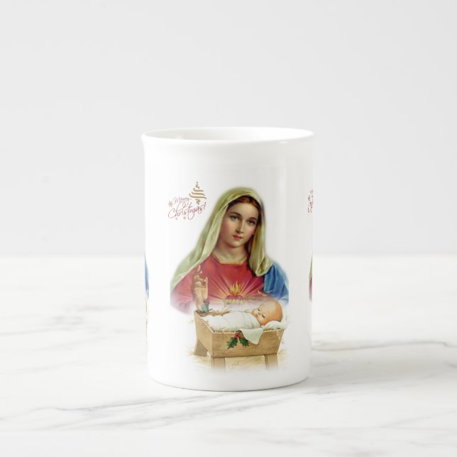 Mug de Noël, Jésus Christ, Joyeux Noël (Devant)
