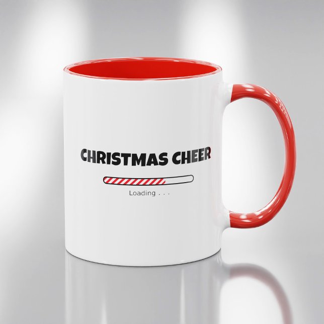 Mug de Noël | Joie de Noël en chargement (Créateur téléchargé)