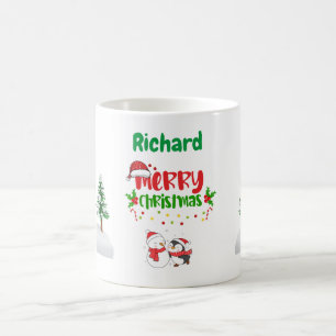 Mug de Noël Joyeux Personnalisé