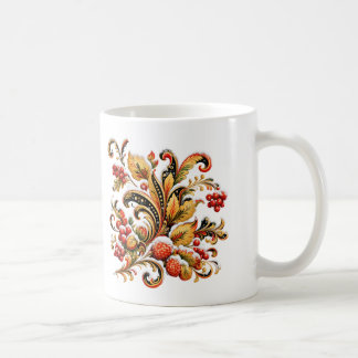 Mug de Noël Khokhloma — Hiver de l'art folklorique