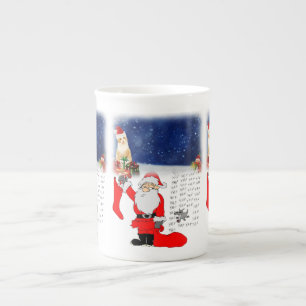 Mug de Noël, Kitten, Père Noël