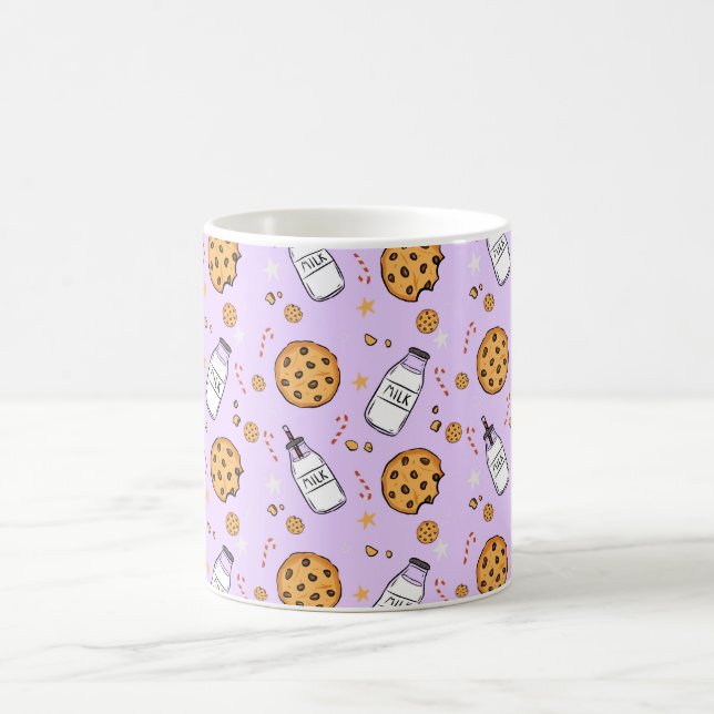 Mug de Noël lait et biscuits mignons pour boissons (Centre)