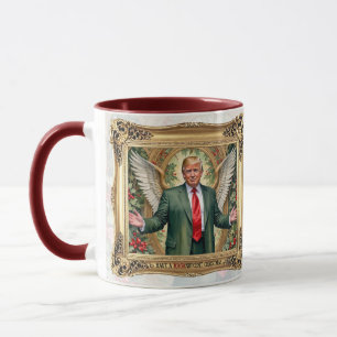 Mug de Noël MAGA - Trump ailé