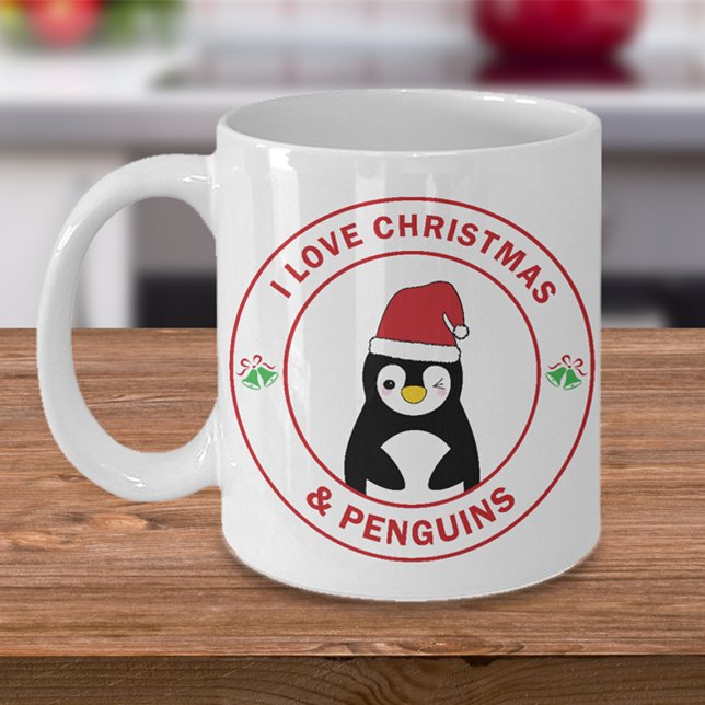 Mug de Noël Manchot Mignon Cadeau (Créateur téléchargé)