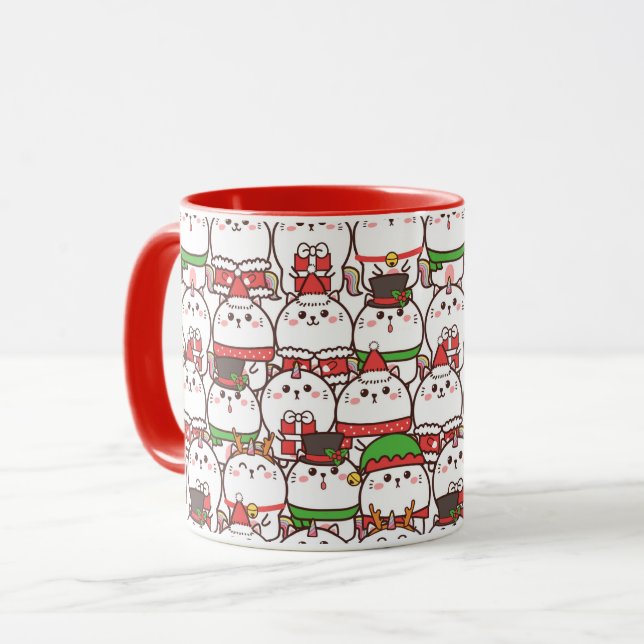 Mug de Noël mignon (Devant gauche)