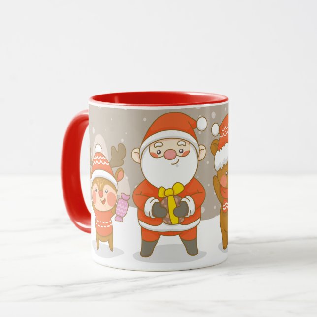Mug de Noël mignon (Devant gauche)