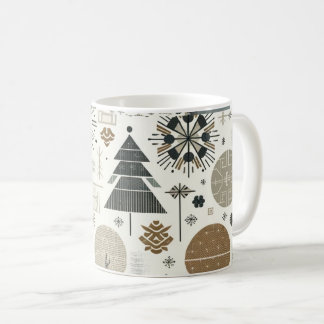 Mug de Noël minimaliste scandi-japonais