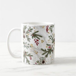 Mug de Noël - Mug houx de Noël