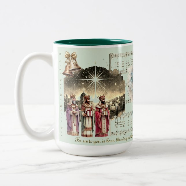 Mug de Noël Nativité Trois Rois (Gauche)