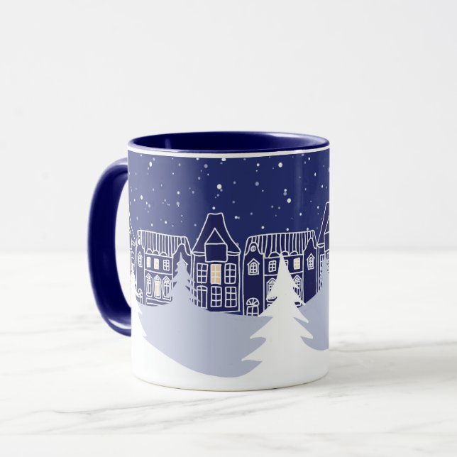 Mug de Noël neigeux (Devant gauche)