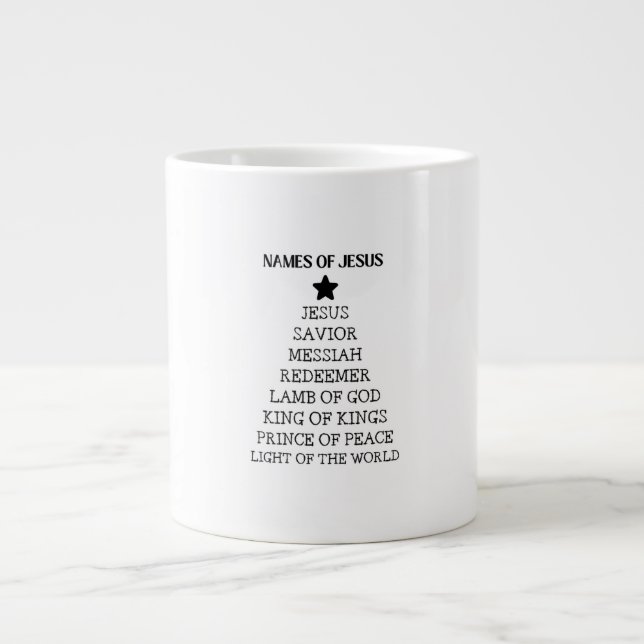 Mug de Noël Noms de Jésus (Devant)