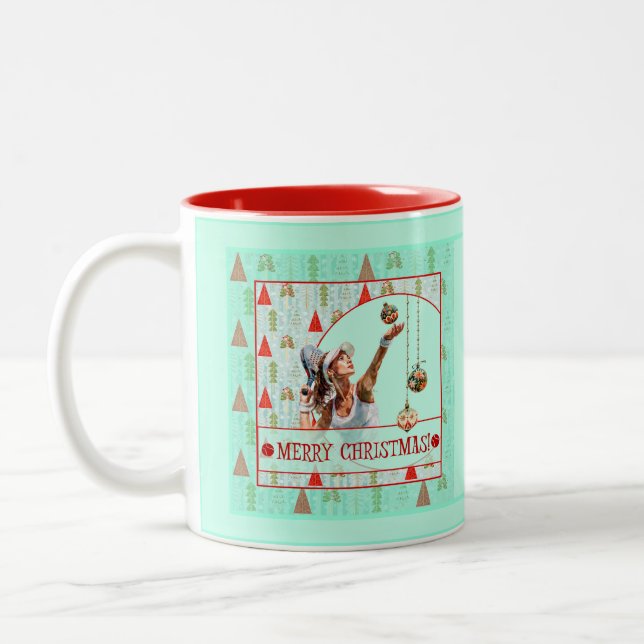MUG DE NOËL PADEL - NOËL PADEL RÉTRO (Gauche)