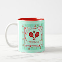 Mug de Noël Padel – Un Noël Padel Rétro