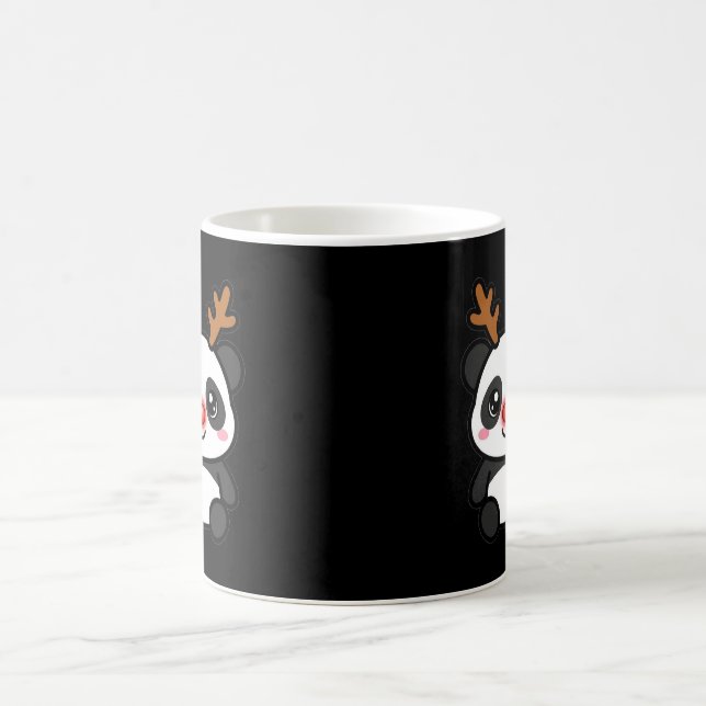 Mug de Noël Panda Renne (Centre)