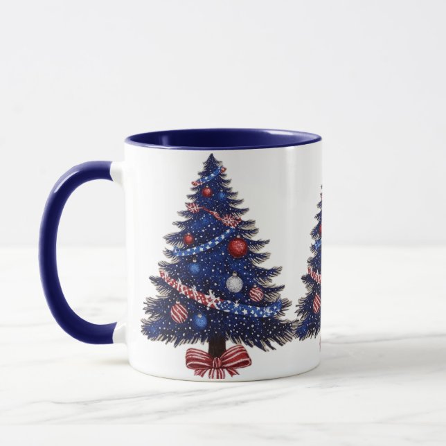 Mug de Noël patriotique (Gauche)