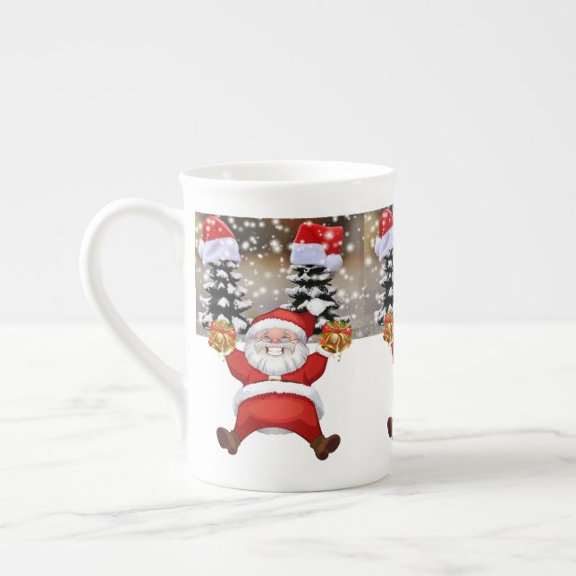 Mug de Noël, Père Noël, Joyeux Noël (Gauche)