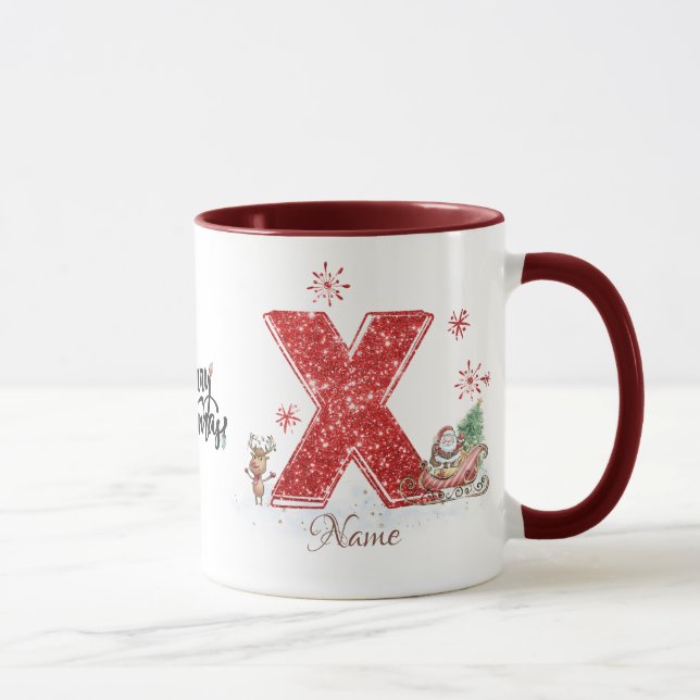 Mug de Noël personnalisé (Droite)