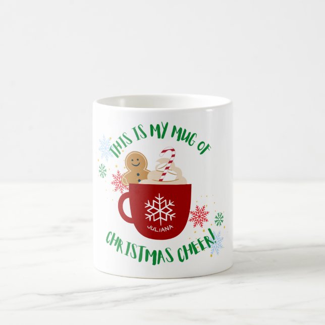 Mug de Noël personnalisé (Centre)