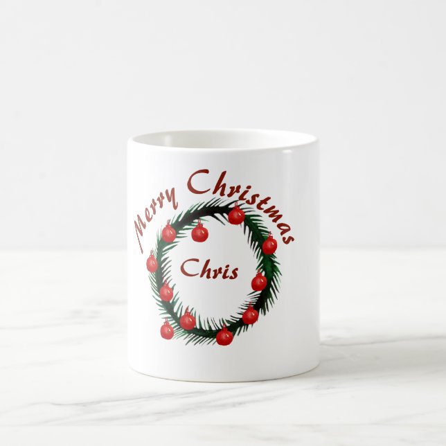 Mug de Noël personnalisé (Centre)