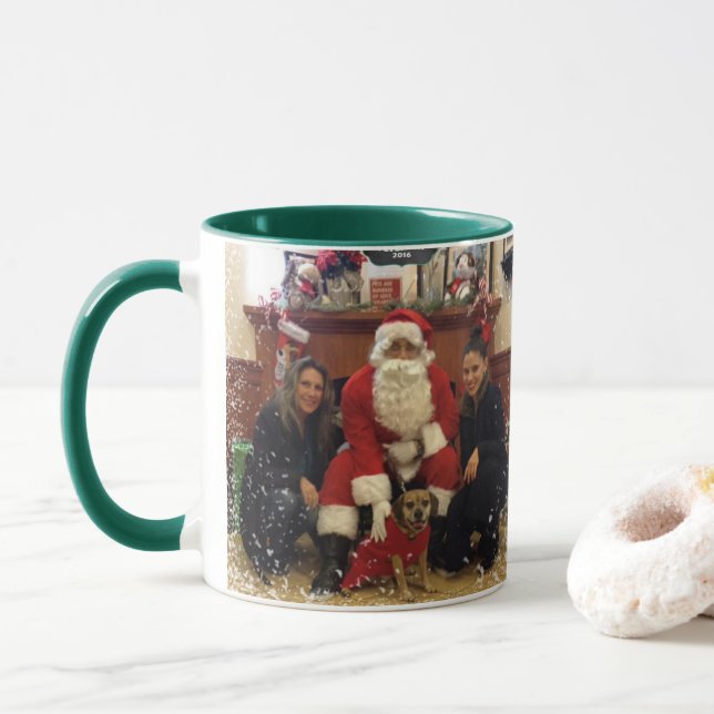 Mug de Noël personnalisé (Avec donut)
