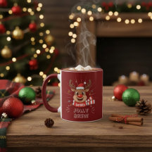 Mug de Noël personnalisé | Nom personnalisé pour l